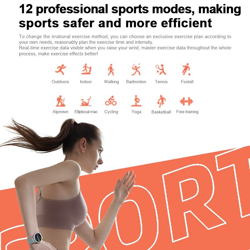 Mibro ar relógio inteligente android ios relógio de fitness ip68 à prova dip68 água bluetooth 5.0 monitor sono freqüência cardíaca rastreador smartwatch