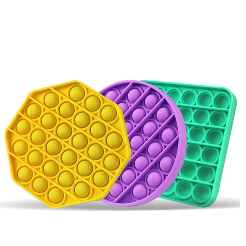 1PC Push Blase Zappeln Sensorischen Spielzeug Neue Push Pop Blase Zappeln Anti-Stress-Spielzeug Erwachsene Kinder Pop Es Zappeln Sensorischen spielzeug Autismus