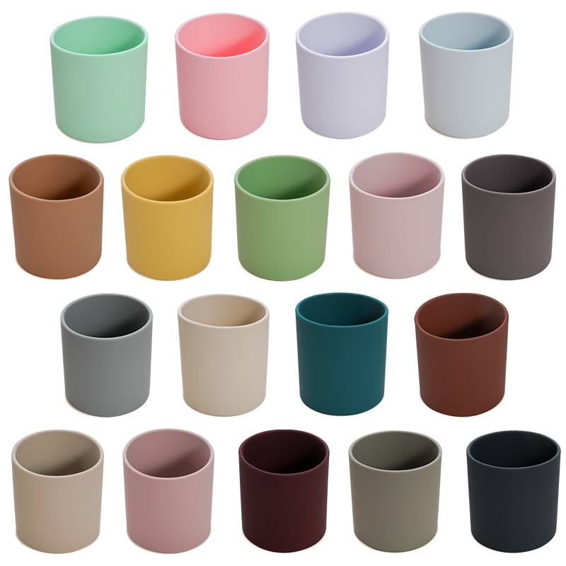 Baby Lernen Zu Trinken Tasse Getränk silikon Tassen Für Kleinkinder &Ampere; freundlicher Dicht Art Wasser Tasse Flasche 220ML.