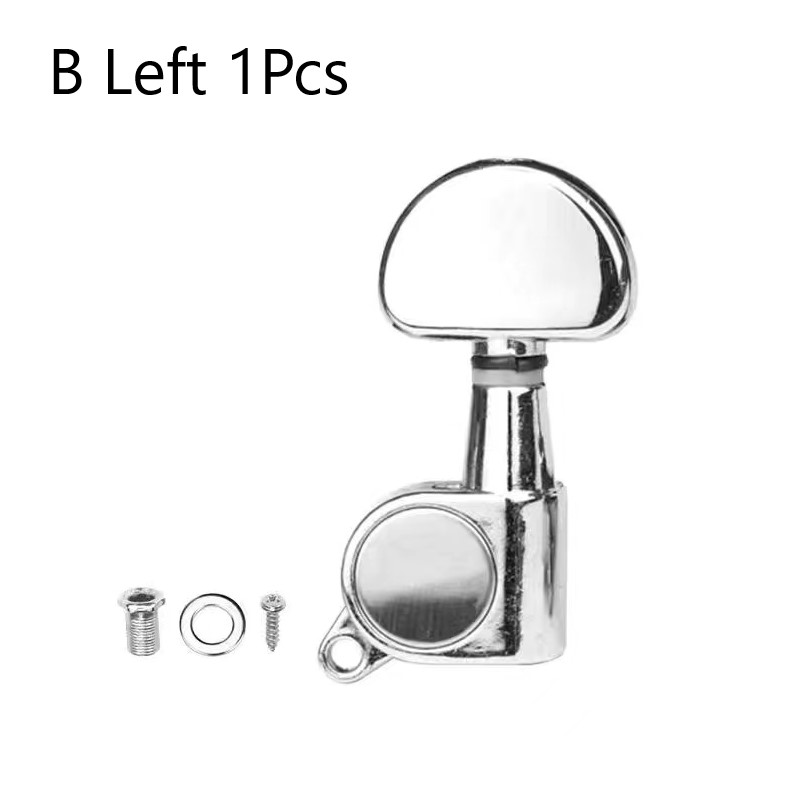 Clavijas de afinación de cuerdas de guitarra izquierda/derecha, semicerradas/todas cerradas, sintonizador de botones, cabezales de máquina, accesorios de guitarra, 1 Uds.: Morado