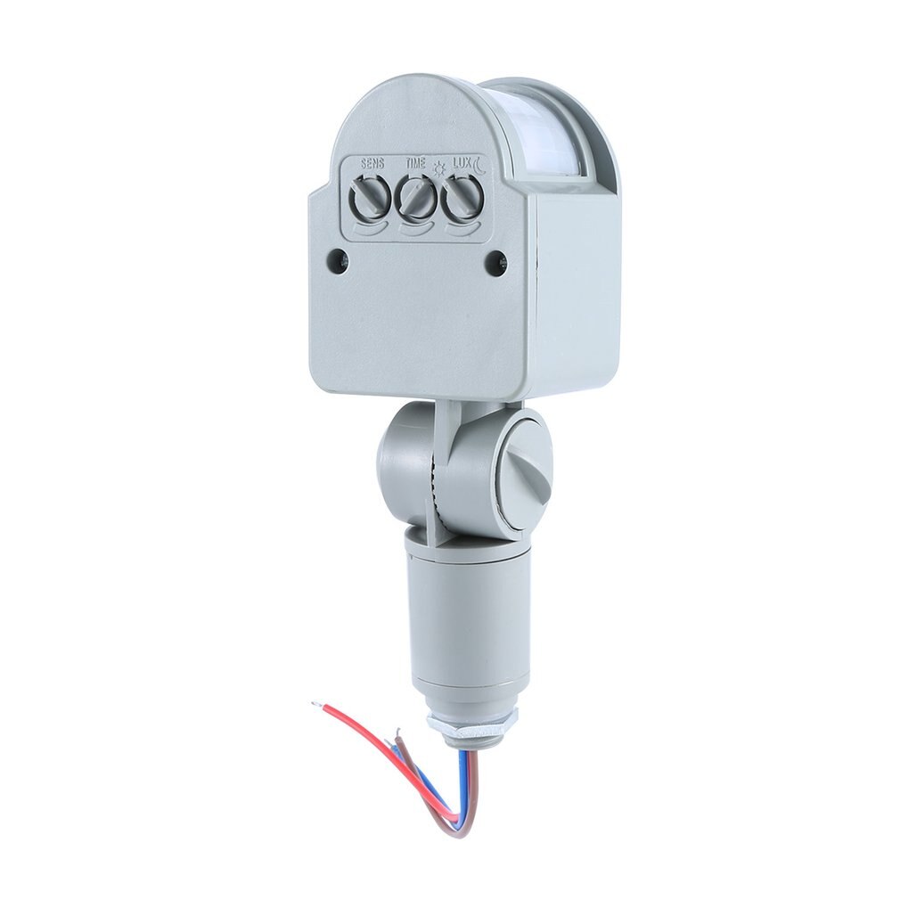 Automatic Infrared PIR Motion Sensor Switch Motion Sensor Light Switch Outdoor AC 220V With LED Light: Default Title