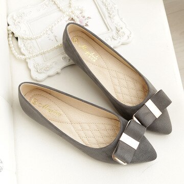 Damesschoenen met strik, modis, ondiepe mond, puntige neus, casual sneaker, vlinderjurk, zomer, grote maat, rond