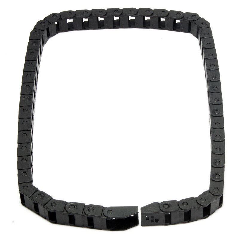 1 Meter 10 X 20mm Black Nylon Drag Chain Carrier Chains Plastic Drag Towline for CNC Engraving Machine Tools