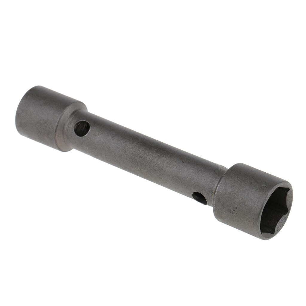 Llave de bujía para motocicleta, 6 puntos, 16mm, 18mm, barra de extensión de Metal duradera, herramienta para motocicleta, enchufe de bujía
