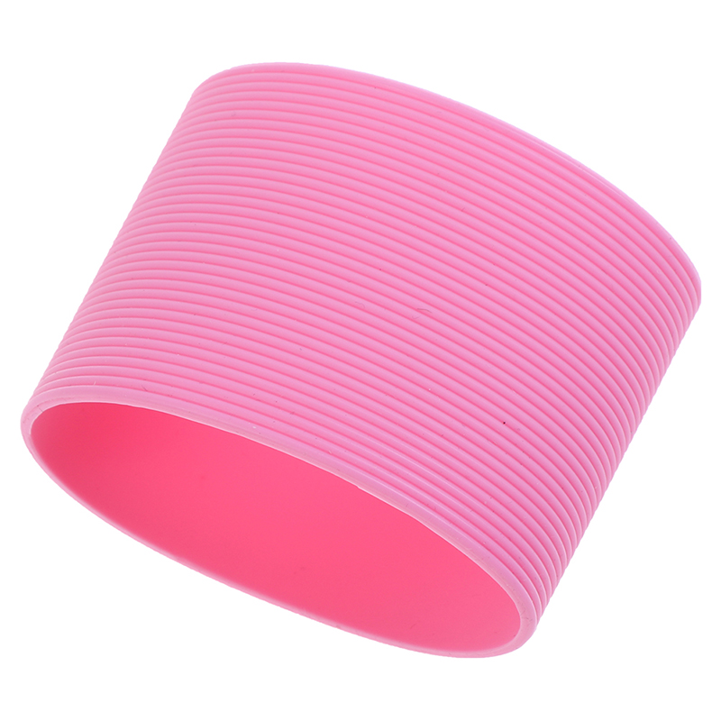 6CM silicone sleeves for mugs,Ceramic cup sleeves Stripes and vertical grain sleeves cover,heat insulation sleeves support: E