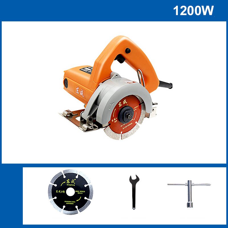 Cutting machine ceramic tile stone cutting machine industrial slotting woodworking special chainsaw portable marble machine: C