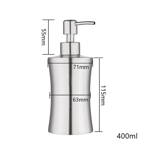 GAPPO liquid soap dispensers bathroom stainless steel color emulsion bottle bathroom kitchen accessories soap pumps: Y35003