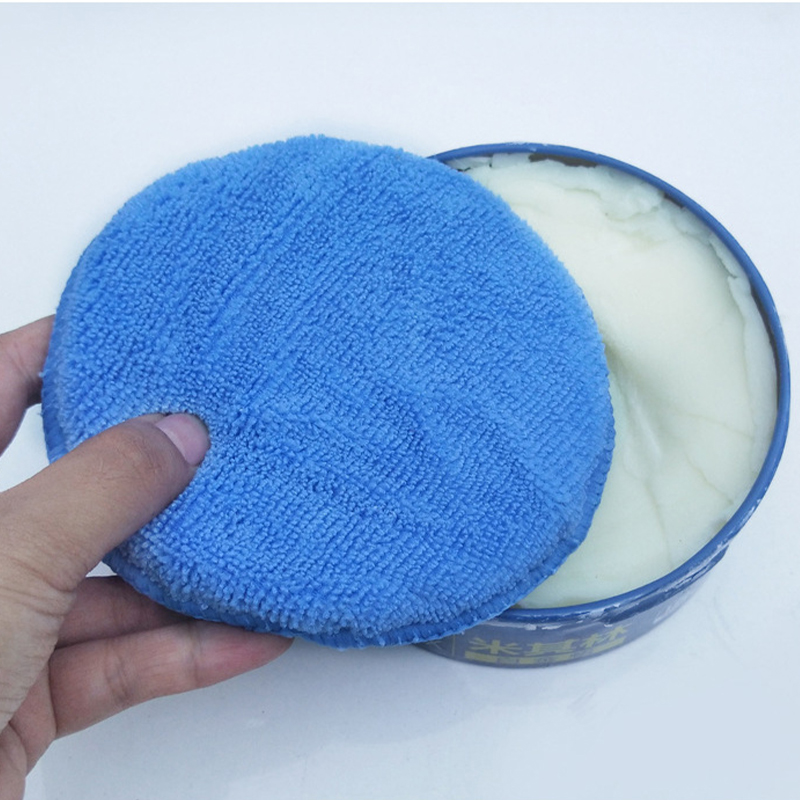 1/5/10 Stuks Speciaal Voor Wasstraat Zorg Polish Schuim Spons Zachte Microfiber Auto Wax Applicator Pad polijsten Spons Toepassen Verwijderen Wax: Rood