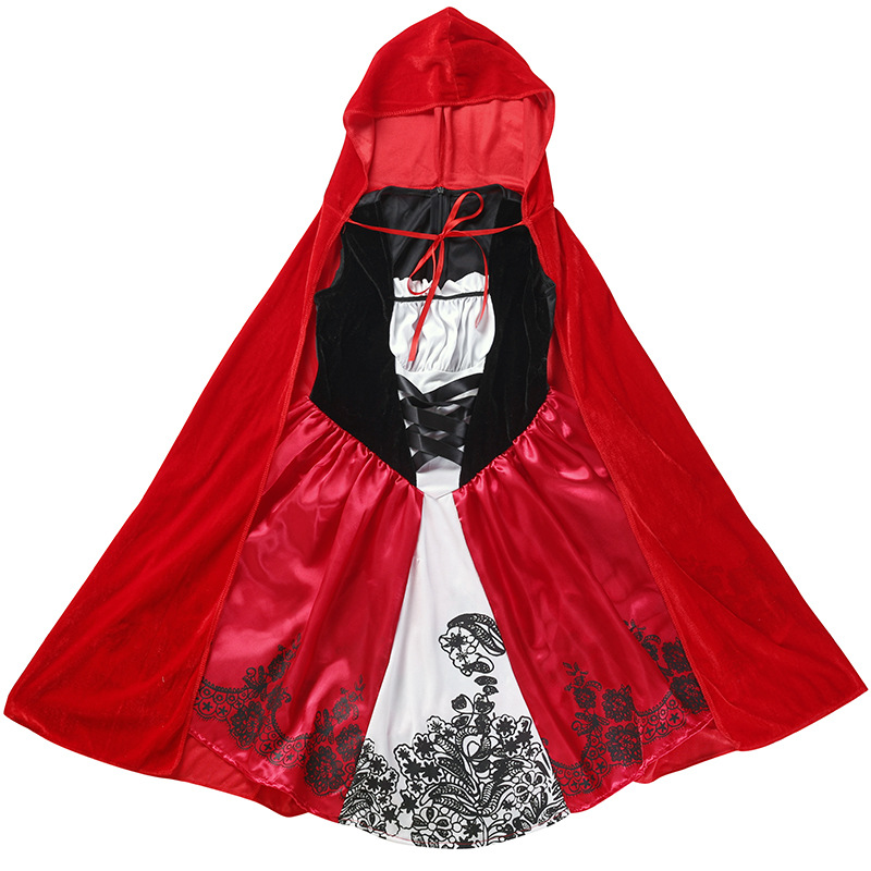 Kids Meisjes Volwassen Halloween Kostuum Carnaval Fantasia Party Roodkapje Meid Prinses Fancy Dress