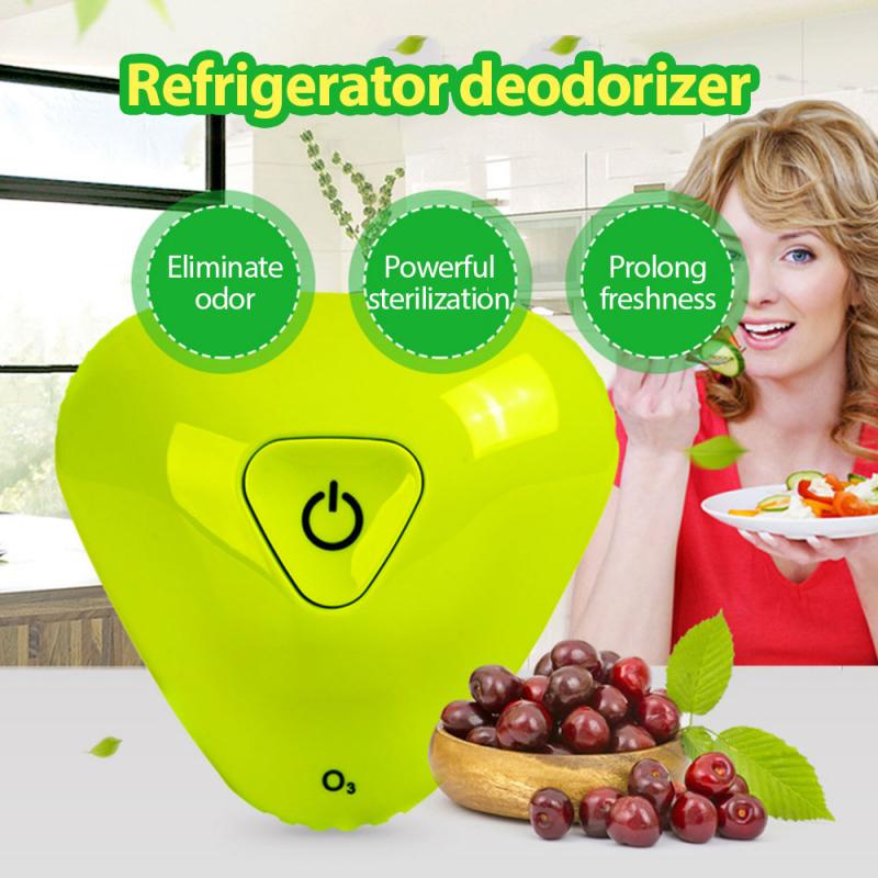 Auto O3 Air Cleaner Fresh Deodorizer Koelkast Garderobe Sterilisator Ozon Generator Ozonator Lithium Batterij Verse Koelkast Refrigerato