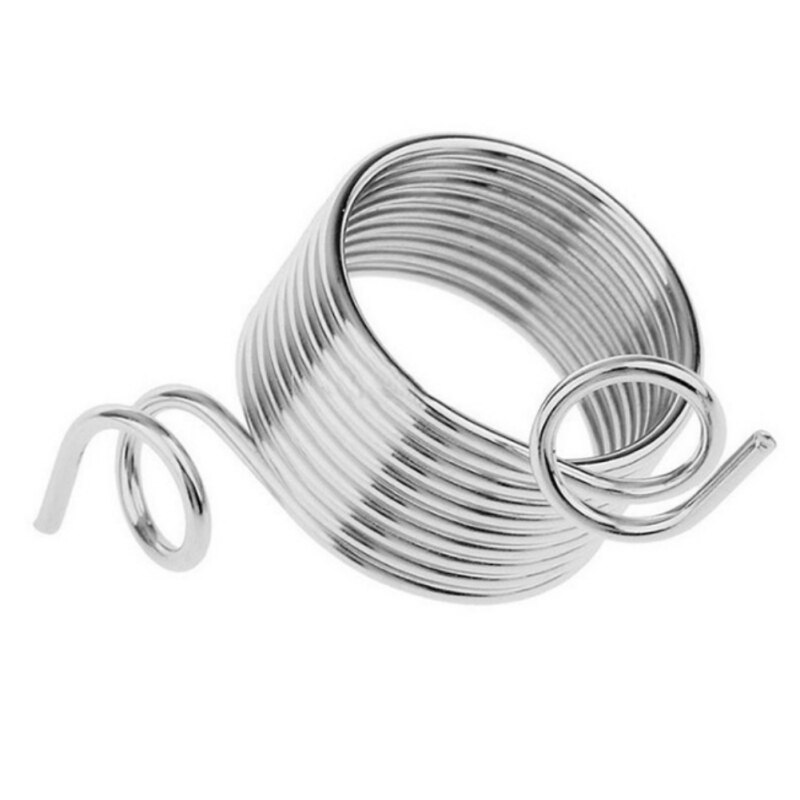 Practical Stainless Steel Knitting Tool Finger Weaving Thimble Yarn Stranding Guide For Knitting Crafts Accessories Tool: S
