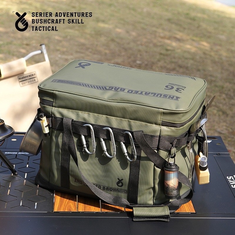 Caja de almacenamiento de alimentos calientes y fríos térmicos para exteriores de 20-36L, bolsa térmica para Picnic a prueba de fugas, bolsas de almacenamiento enfriadoras para bebidas y alimentos para acampar