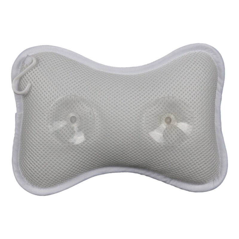 Best 3D Mesh Spa Bathtub Headrest Pillow with Suction Cups Non-Slip Cushion Bath Tub Spa Pillow for Neck Back Bathroom