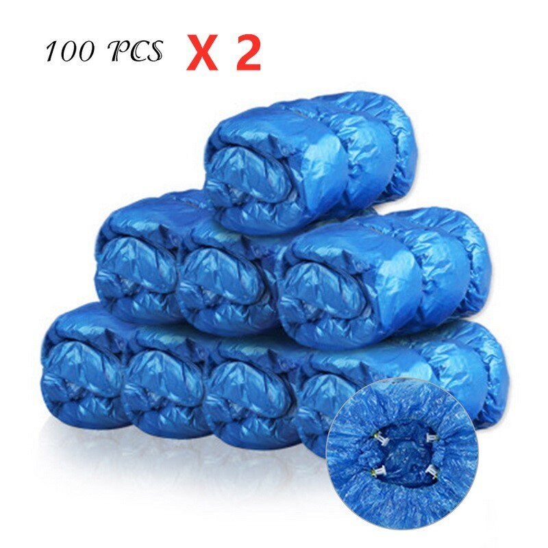 Automatic Shoe Cover Dispenser 100pcs Shoe Covers Automatic Machine One-time Film Machine Foot Set Shoes Home Office: 200pcs Shoe Covers