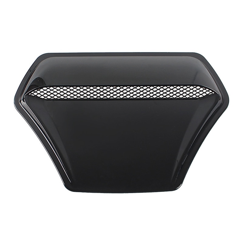 Motorhaube Luftentlüftungsabdeckung Universal - 40x28cm ABS Schwarz Für Auto Tuning