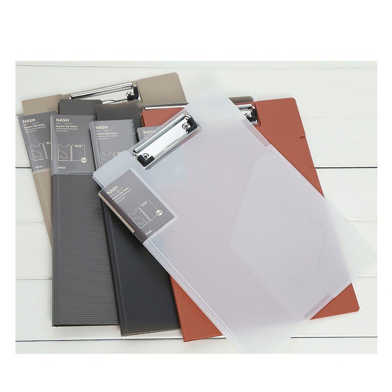 Kontorskole multifunktionsmappe med elastisk clipboard-mappe, egnet til  a4- filer pennekort efterbehandling opbevaring