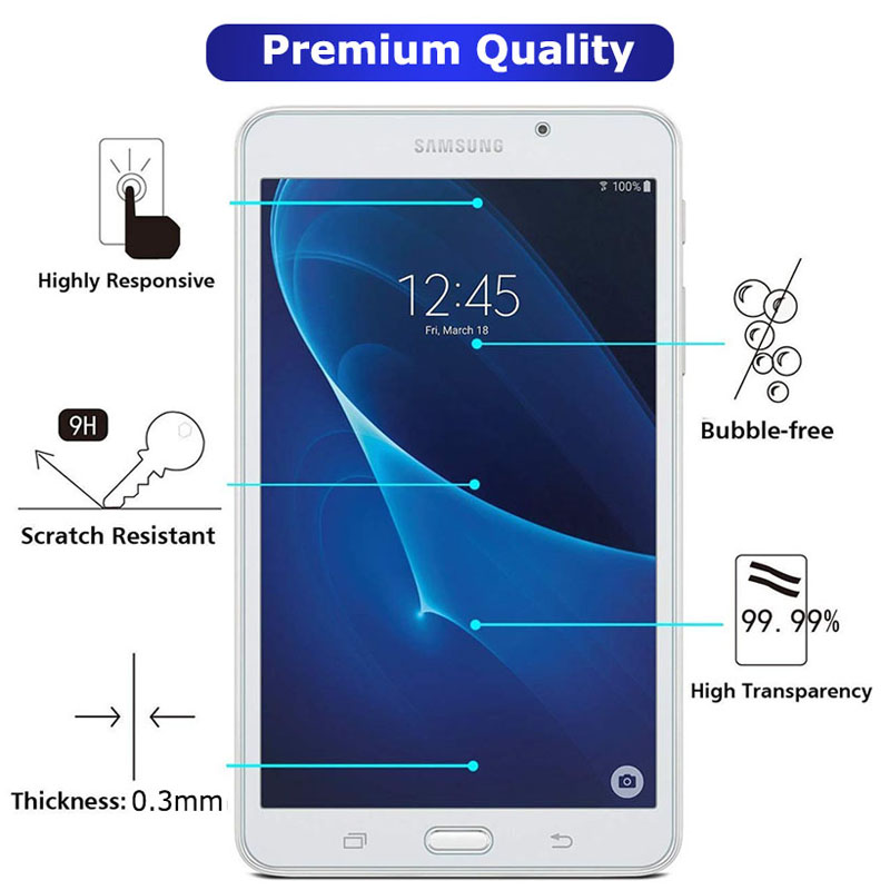 Gehard Glas Voor Samsung Galaxy Tab Een J 7 8 Inch SM-T550 T555 T280 T285 Screen Protector Voor Tab 4 3 8.0 7.0 SM-T230 T235 T310