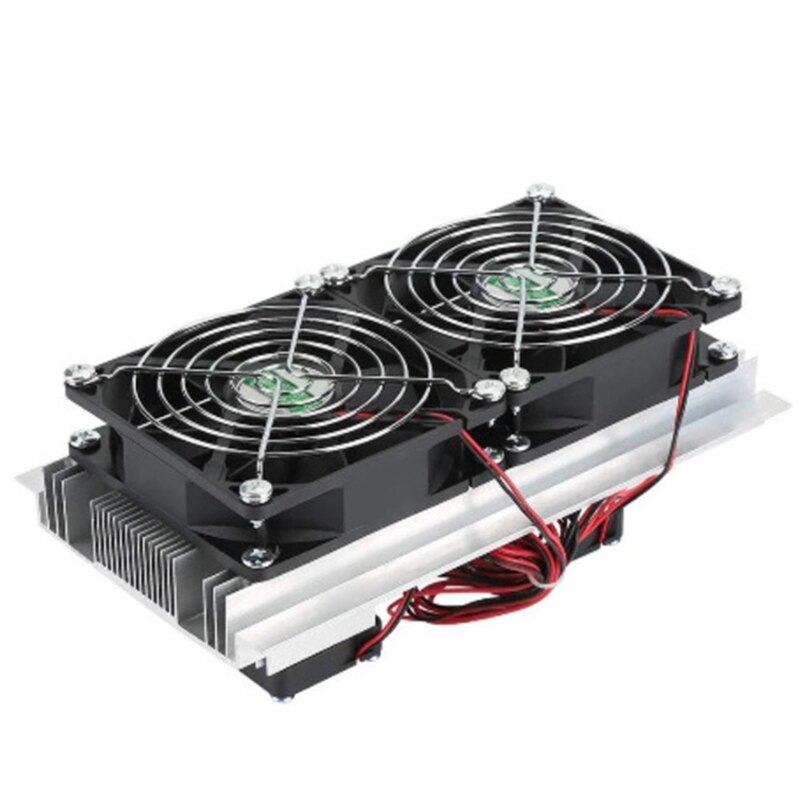Kit de sistema de refrigeración termoeléctrico Peltier, 200X115X8,5 Mm, 120W, Semiconductor, doble ventilador, venta al por menor, 1 unidad