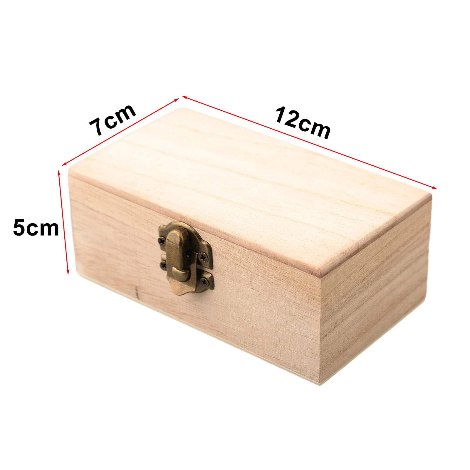 Boîte de rangement rectangulaire en bois pour documents en bois, boîtes de rangement carrées à charnière, boîte de artisanaux, boîte à bijoux, boîtes d'évaluation, 1 pièce, 3 pièces: Black