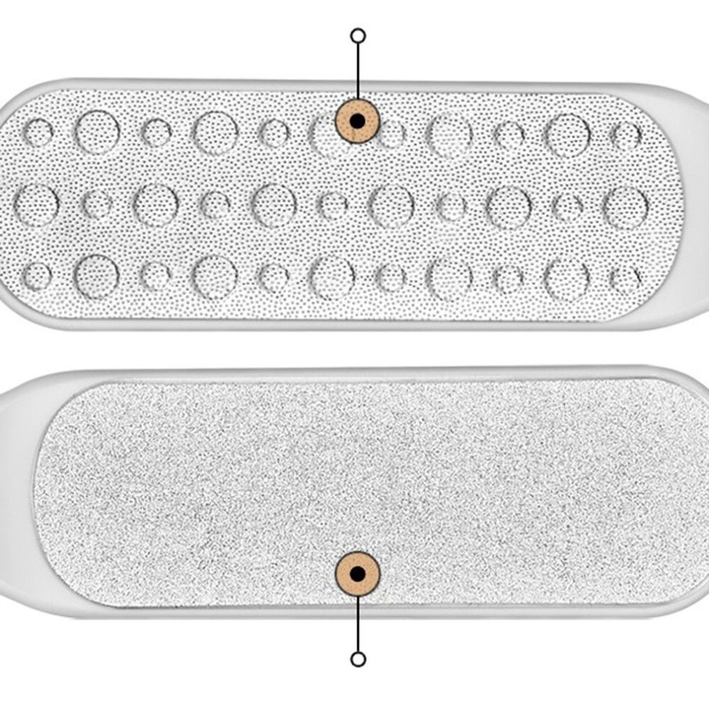 Dubbelsidig fotborste skrubbfötter massage bad skrubbborstar exfolierande spa dusch ta bort död hud rengöringsborste