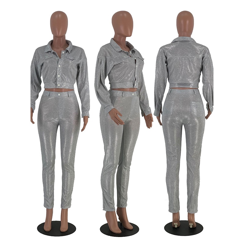 Two Pieces Jacket Suit Tracksuit Women Two Piece Set Top And Pants Jogging Femme Coat Set Autumn Cloth For Women