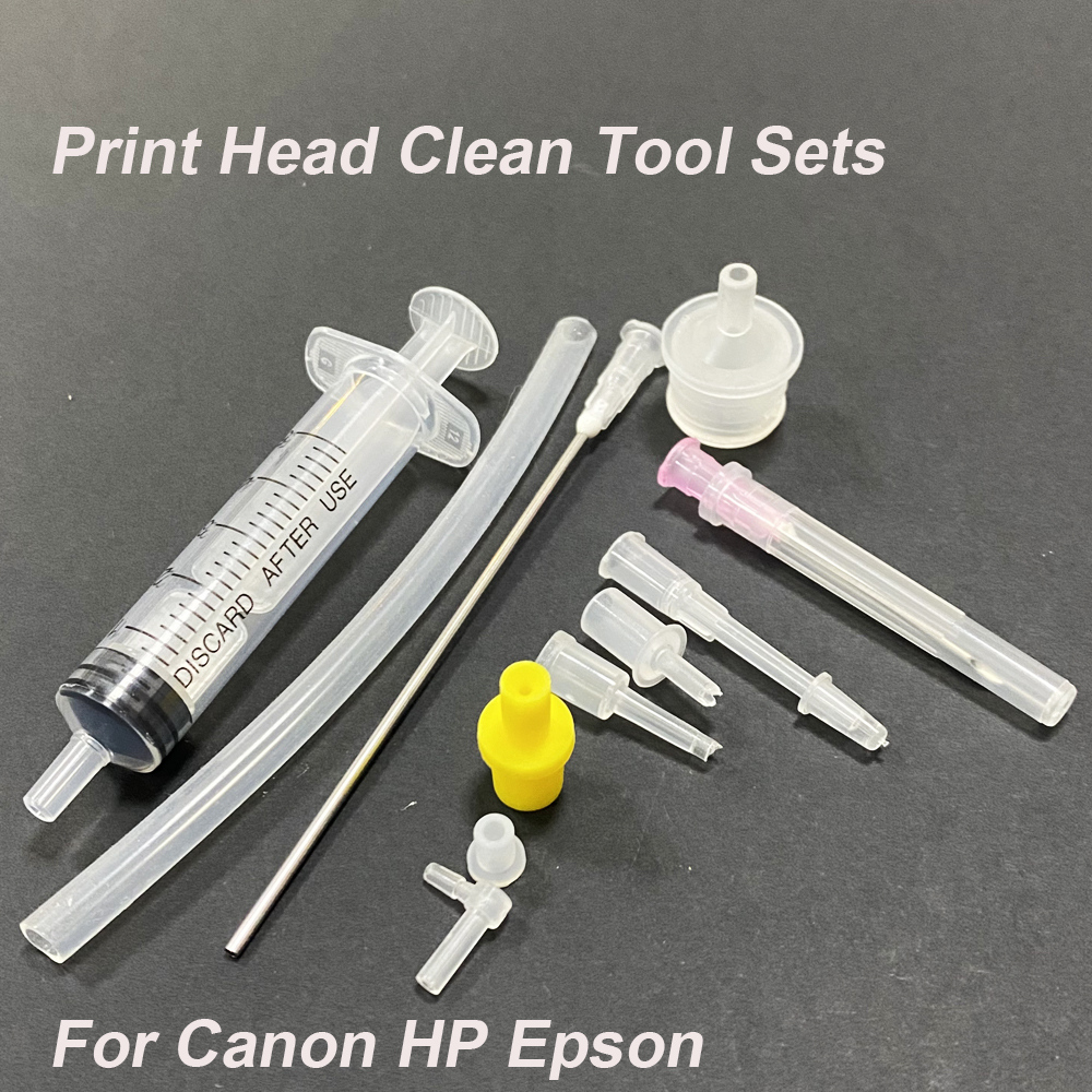 Druckkopf Wartung Reparatur Reinigungsflüssigkeit Kits Farbstofftinte Druckkopf Clean Tool Sets für Canon HP Epson