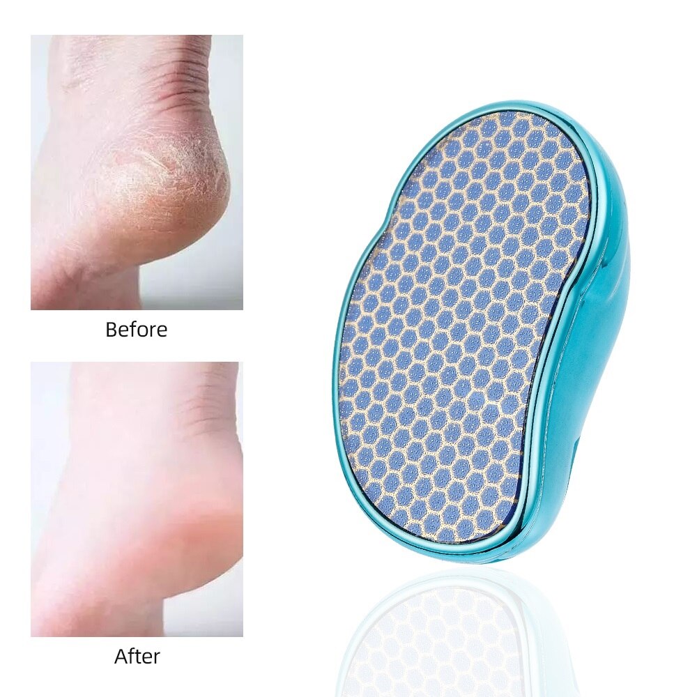 Nano glas fodrist fodgitter enhed hæl fil polering død hud callus remover hud glattere fodpleje pedicure værktøjer