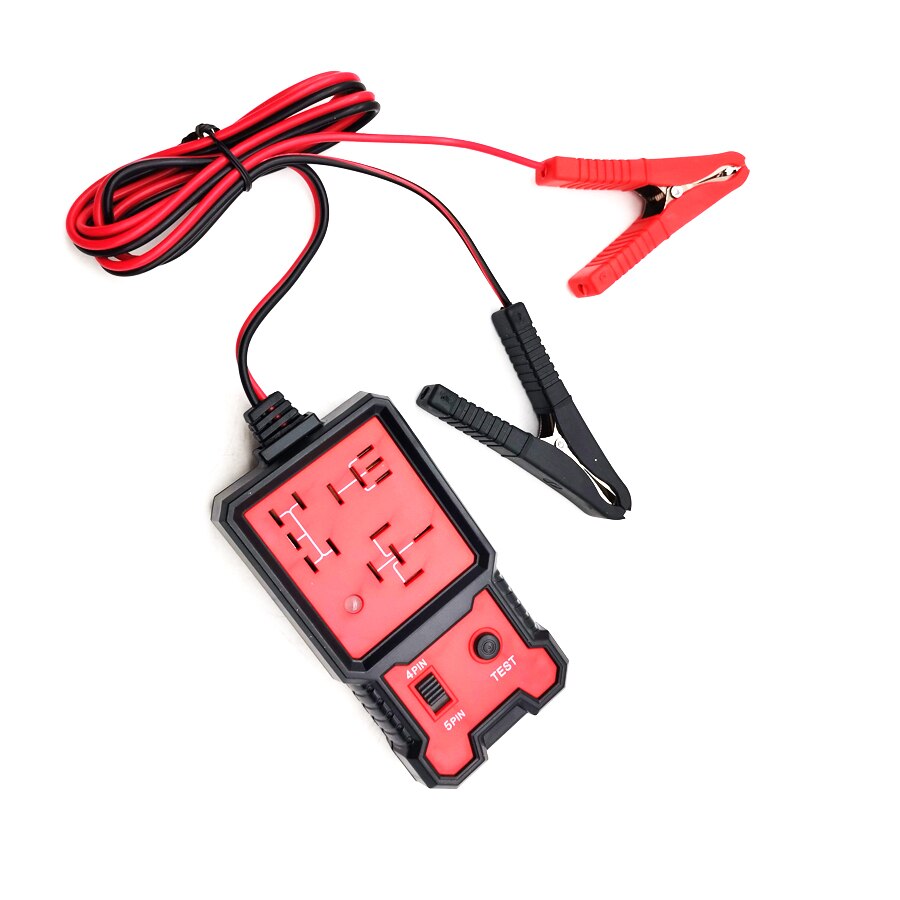 DC 12V Electric Car Relay Tester Battery Diagnostic Tool Bayonet Pin Relay Detector