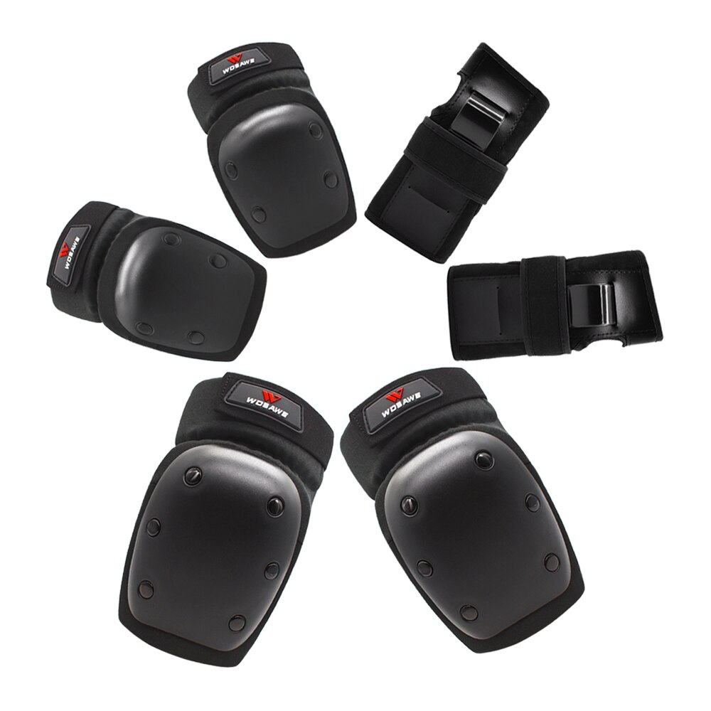 WOSAWE Motorcycle Knee Protector Guard Elbow Pads Snowboard Body protecter Off-Road Protective Plate Gear Elbow Knee Support set: ML307-6