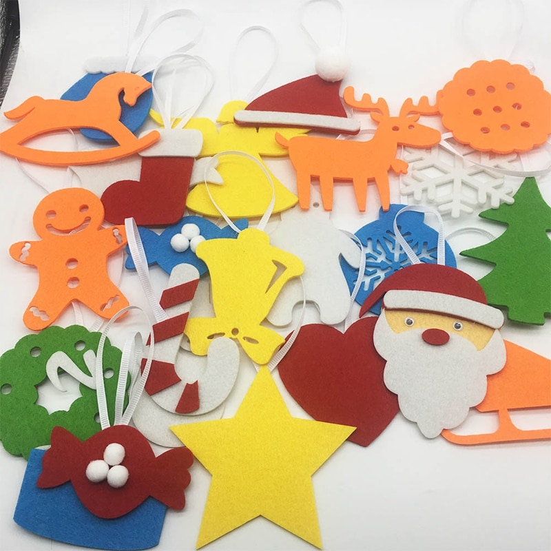 Christmas Tree Felt Advent Calendar Countdown To Christmas Homemade Advent Calendar Party Decoration