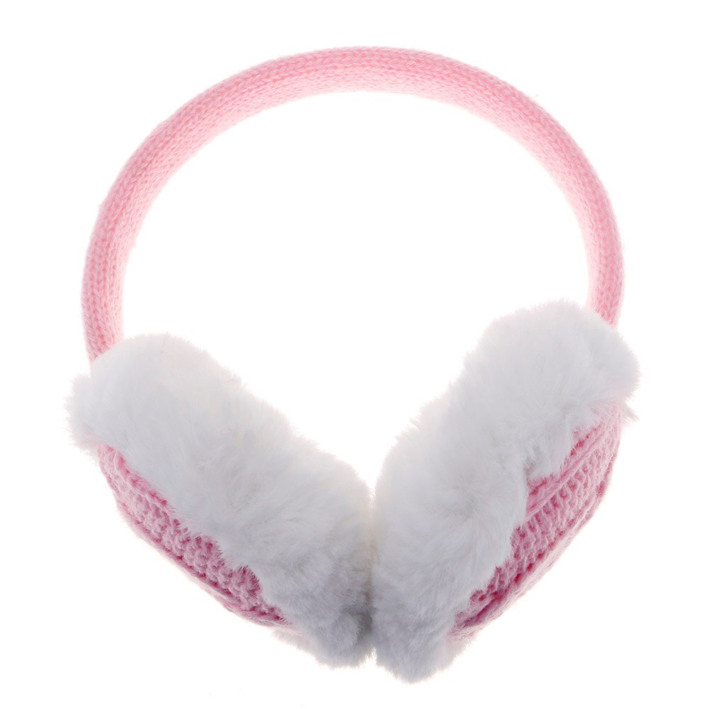 Kvinder vinter uld strikket strik ørebeskyttere øre varmere ørepuder ørepuder hovedbøjle