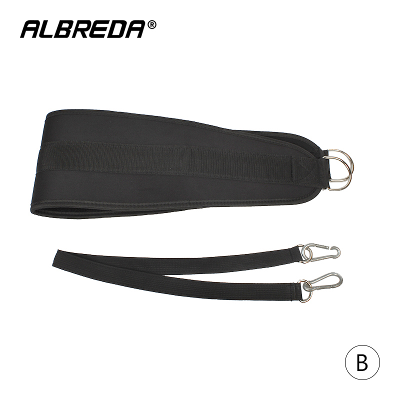 ALBREDA Fitness Equipment Dip Belt Weight Lifting Gym Waist Strength Training Power Building Dipping Chain Pull Up: Default Title