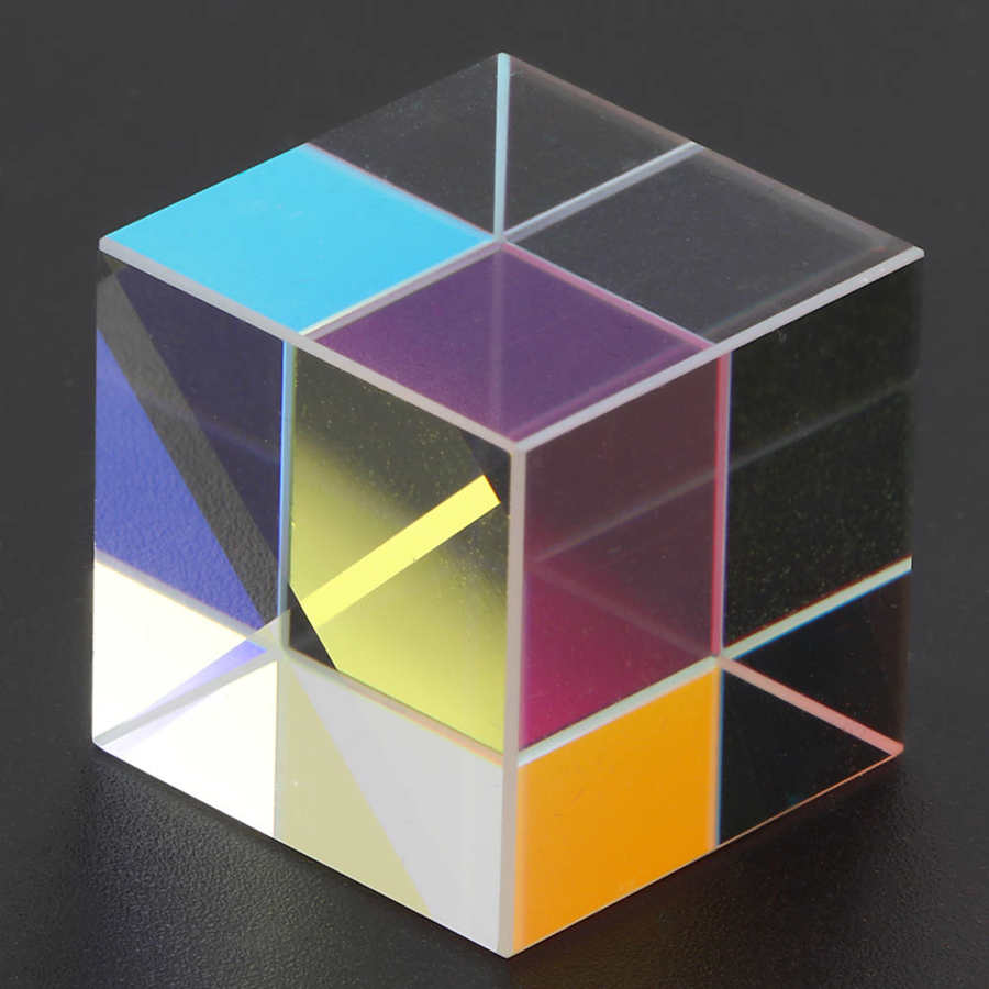 K9 Optische Zes-Zijdige Stained Prisma Onderwijs Lichtspectrum