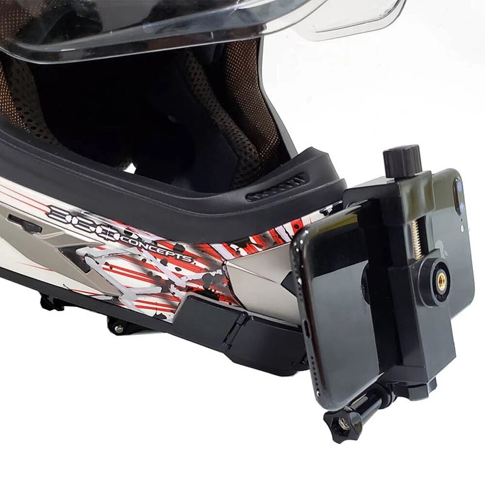 TUYU-soporte de montaje de barbilla para casco de motocicleta, para GoPro Hero 9, 8, 7, 5, SJCAM, SJ4000, DJI, OSMO, Eken, Insta360