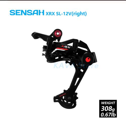 SENSAH-cambio de velocidades de bicicleta MTB RX10, 1x10 CRX, 1x11 XRX, 1x12, gatillo cambiador de velocidad, desviadores traseros 10/11/12s para M6000 M8000 M9100: XRX12Rear Derailleur