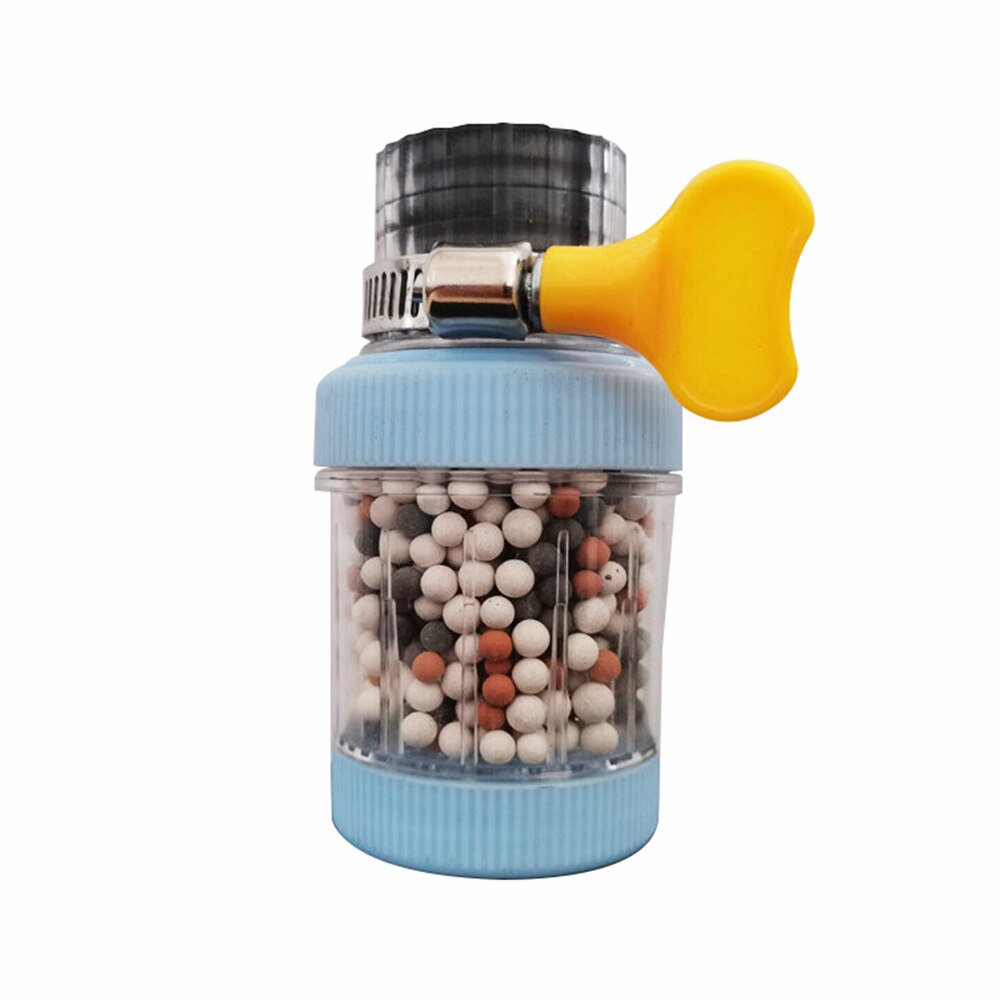 Shower Head Nozzle Filter Faucet Filter Water Saving Bubbler Activated Carbon Filter Universal Kitchen Faucet 5 Layer Purifier: E