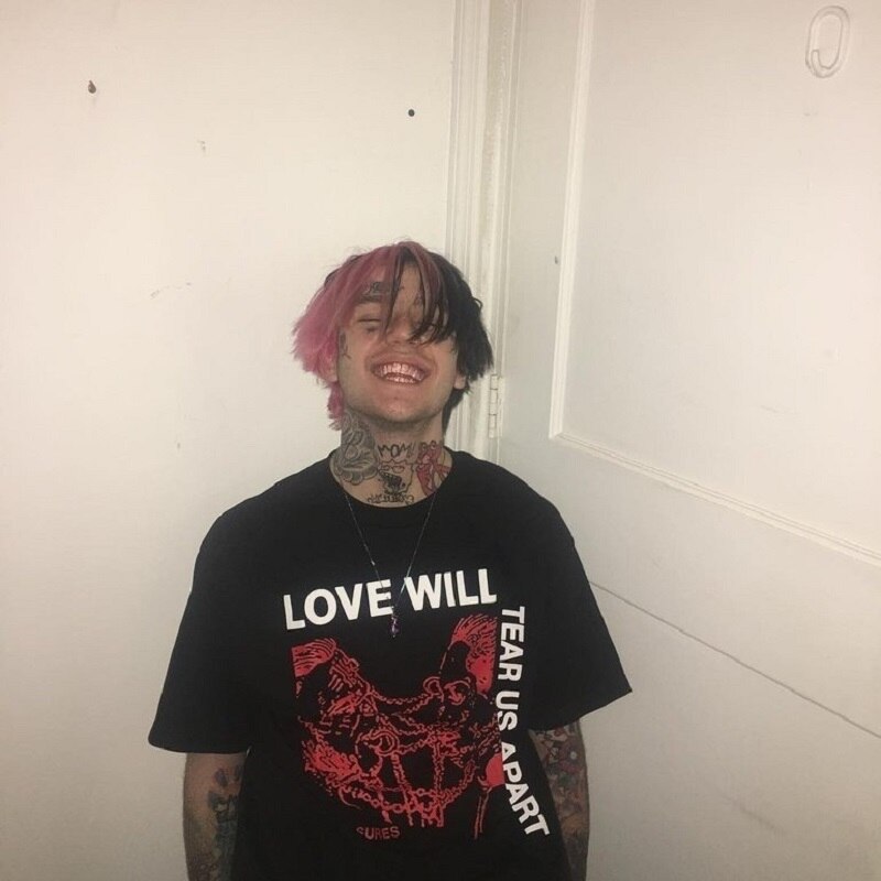 Lil Peep Rapper Casual Zomer Fun Harajuku Print Big Size Korte Mouw Hip Hop Vrouwen Losse Tops Tees brief T-shirt