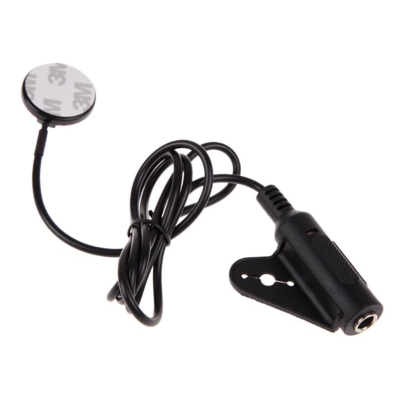 Piezo kontakt mikrofon pickup med klämma för akustisk stränginstrument gitarr violin banjo
