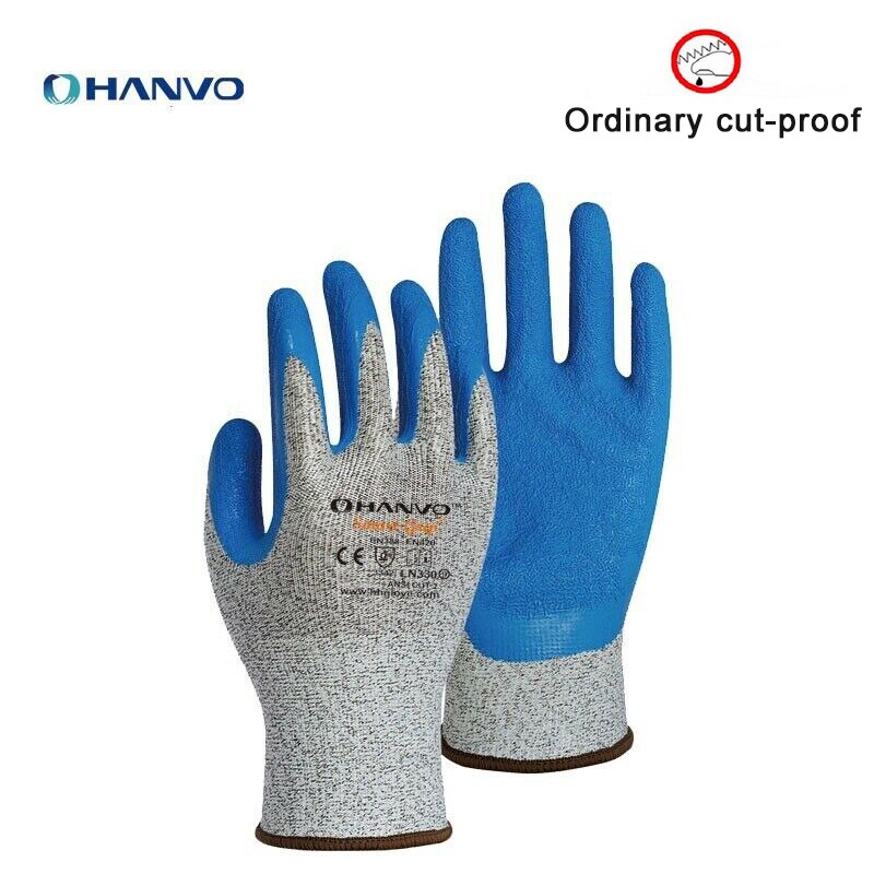 Coated Safety Work Gloves Cut Resistant 3 Level Anti-cut Gloves Safety Working: LN330 / XL