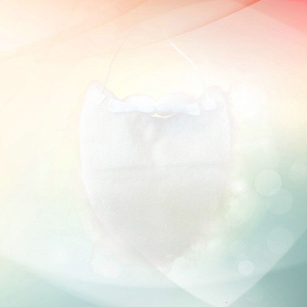 1pc Xmas Santa Claus Curly Wig and Beard for Christmas Performance Props Beard (White): Default Title