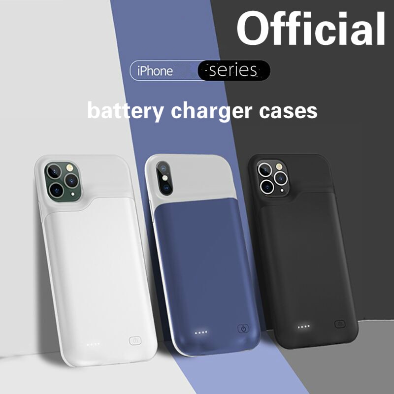 Senza fili Batteria di Caso Del Caricabatteria per iPhone 678 xs11proPlus Veloce di Ricarica CasePortable Più Grande Banca di Potere di Capacità clip Posteriore 5000mah