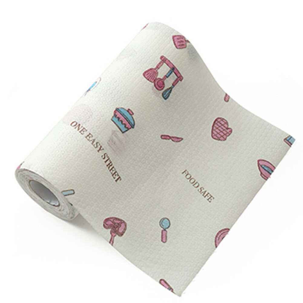 Kitchen Disposable Cleaning Towels Native Wood Pulp Environmental Protection Oil and Water Absorption Wipe Cloths: tableware