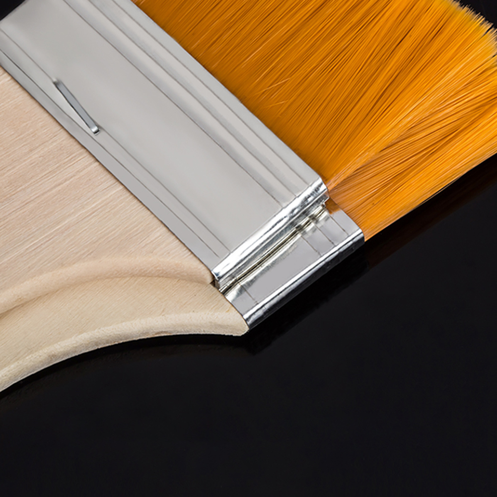 12pcs Acryl Draagbare Nylon Kwast Zacht Houten Handgrepen Art Supplies Olieverf Aquarel