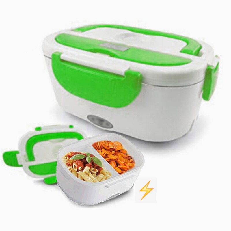 110v 220v us eu stekker elektrische lunchbox plastic voedselverwarmer thuis school kantoor verwarmde bentobox draagbaar bpa-vrij
