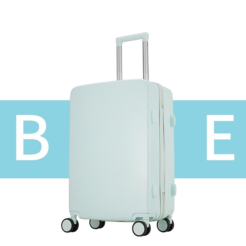 20"Suitcase Rolling Luggage With Travel Suitcase 캐리어 чемодан maletas de viaje trolley 캐리어 Luggage Set Suitcase: Mint Green