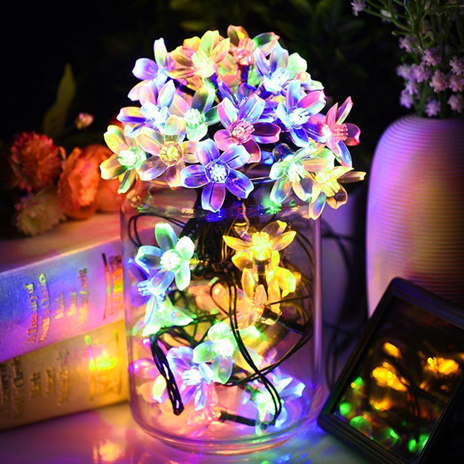 30/50/100/200 LEDs Fairy Lights Solar Powered Warm White/White/RGB Waterproof Outdoor Garden Decoration Solar Led String Light