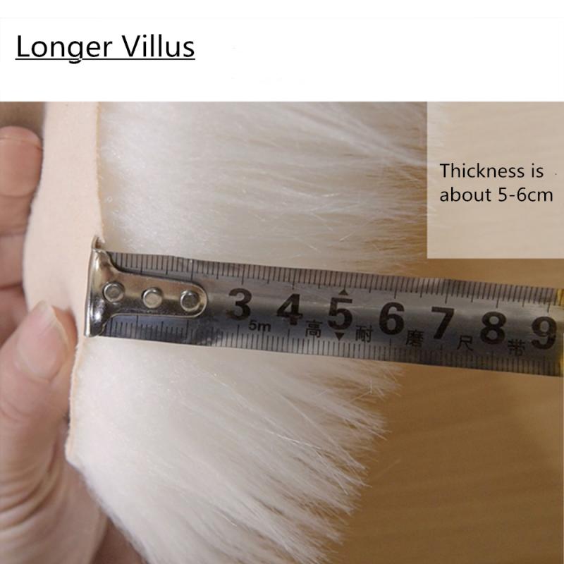 Alfombra Liebe Herz Teppiche Künstliche Wolle Schaffell Haarigen Teppich Faux Boden matt Pelz schlicht Flauschigen Weichen Bereich Teppich Tapetes 30x40CM