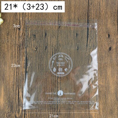 Sachets à biscuits adhésifs pour pâtisserie | 500 pièces, , sachet à pain Transparent, sachet d'emballage pour magasin de desserts: 07