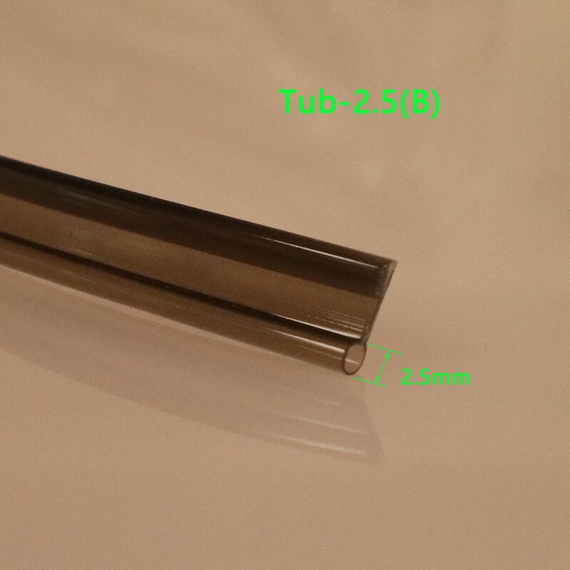 2.5mm/3mm/3.5mm/4mm/5mm/6mm/7mm rura światłowodowa ze spódnicą robić pokoju krok dekoracja robić wnętrza samochodu: inner 2.5mm czarny