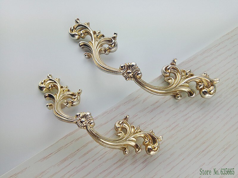 Antyczne srebro klasyczne meble uchwyt szafki kuchenne drzwi przesuwne szuflada szafa na ubrania szafka uchwyt kredensu pokrętło